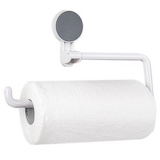 Saenghwalgongsik 黏貼式廚房保鮮膜紙巾架, 白色, 1個