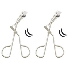 Velotti 睫毛夾, 啞光銀, 2個