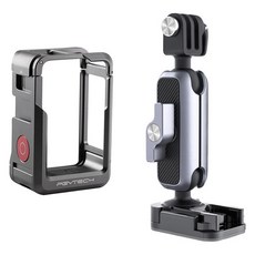 피지와이텍 DJI 액션 4 / 3 액션캠 케이지 + 액션캠 접착식 마운트 세트, 1세트, P-42C-010(케이지), P-GM-126(마운트)