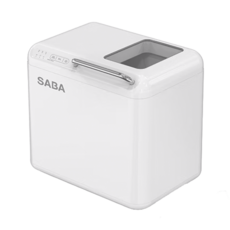 SABA 全自動微電腦UV製冰機 SA-HC02M UV抑菌 兩種冰塊尺寸 觸控面板 一鍵自動清洗 6分鐘快速製冰