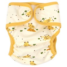 베이비앙 순면 입체형 기저귀커버, 초코칩타, 1개