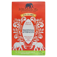 Williamson Tea 威廉森茶 茶包系列 傳統英式下午茶, 2.5g, 50包, 1盒