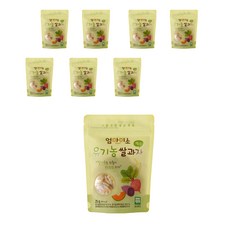 水果米餅乾, 蔬菜口味, 25g, 8包
