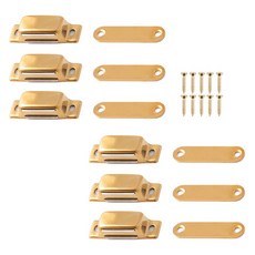 Cholmuldaejang 不鏽鋼強力磁吸門扣 6p組 金色, 1套