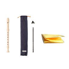 AuLoS AULOS 巴洛克式高音直笛 303A + 絨布, 米色, 1個