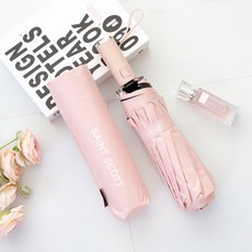 세인트스코트 3단 60 솔리드 암막 전자동 우산