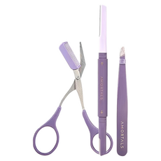 AMORTALS 爾木萄 眉部精修三件套, 紫色, 1入