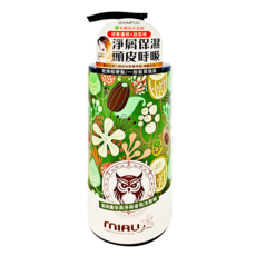 MIAU 貓頭鷹保濕淨屑香氛洗髮精, 500g, 1件