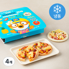뽀로로 DIY 하와이안 피자 (냉동), 295g, 1개입, 4개