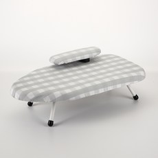 comet 小型子母式燙衣板, 灰色格紋, 1個