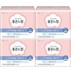 Goodfeel 日用超薄蝶翼衛生棉 量多型, 17片, 4包