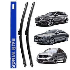 RAIN WINGS 賓士 New A CLA GLA-Class 前雨刷組 W176 C117 X156, 賓士 A-Class (W176) / CLA-Class (C117) / GLA-Class (X156)