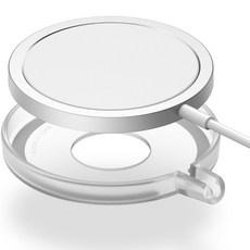 Ringke MagSafe 充電器超薄手機殼, 霧面透明, 1個