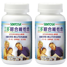 SENTOSA 三多 綜合維他命膜衣錠，含葉黃素，全方位綜合維他命與礦物質, 150顆, 2罐