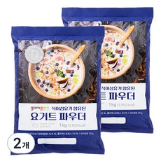 gomgom 膳食纖維優格粉, 2個, 1kg, 1入