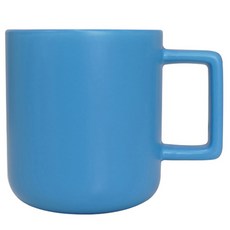 비비드 스퀘어 핸들 머그컵 310ml, 블루, 1개