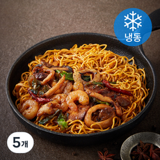 티엔미미 해물차우면 밀키트 (냉동), 290g, 5개