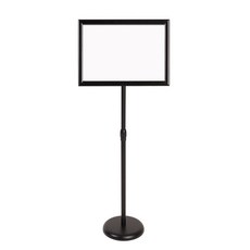 室內用鐵製POP海報架 A3, 1個, 黑色