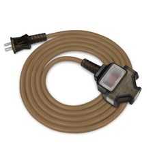 PowerSync 群加 2P 1對3工業用動力延長用電源線組 TU3C1050 714g, 5m, 摩卡棕, 1組