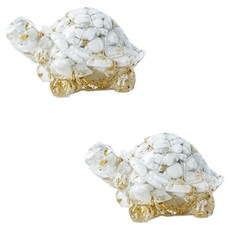 홈플로우 신년 장수기원 원석 느낌 거북이 장식 피규어 2p, 18