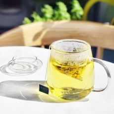 HORECA 玻璃茶杯 附蓋馬克杯 茶杯, 2個, 透明