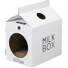 Hanbalttukttak 房屋型貓抓板 MILK BOX, 白色, 1個