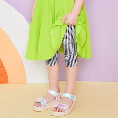 마리앤모리 아동용 프레시 체크 5부 레깅스