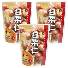 康健生機 有機甘栗仁, 嚴選天津甘栗製作 口感鬆軟綿密, 150g, 3包