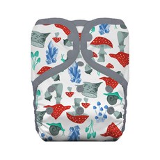 THIRSTIES 成長型 口袋式布尿布 有機棉 壓紋 Forest Frolic, 1件