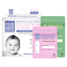 NATURE LOVE MERE 初乳儲存袋 一次性 50+100mL, 30個, 1組