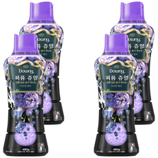 다우니 퍼퓸 쥬얼 자수정 베리 향기부스터, 480g, 4개