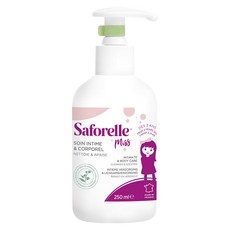 Saforelle 絲膚潔 女性身體與私密護理二合一清潔露, 250ml, 1瓶
