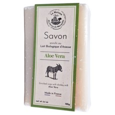 馬賽皂之家 滋潤蘆薈潤膚驢奶皂 125g 法國製造, 1個