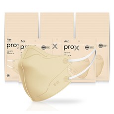 아에르 프로 X 마스크, 50개, 아이보리
