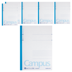 KOKUYO 國譽 Campus 橫線筆記本 B5, 藍色, 6本