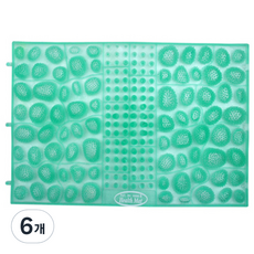 Kantos 健身墊, 6個, 透明綠色