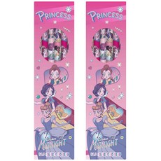 Disney Princesses 迪士尼公主 浪漫公主12入盒裝木頭鉛筆, 浪漫公主, 24支