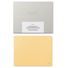 에이오드 가죽 마우스패드, 허스크 버터, 1개