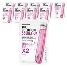 THE FACE SHOP 菲詩小舖 The Solution Double Up彈力面膜, 10片, 1片