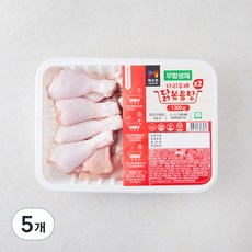 목우촌 무항생제 다리 두배 닭고기 닭볶음탕용 (냉장), 1300g, 5개