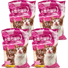 元氣王水晶貓砂 (10L), 蘋果香氛, 4包