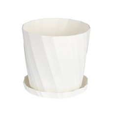 코멧 모던 화분 S, 화이트, 1개