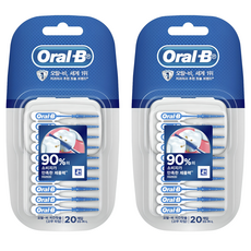 Oral-B 歐樂B I型橡膠牙間刷, 20件, 2個