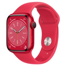 Apple 애플워치 8 GPS+Cellular, 레드, 41mm, (PRODUCT)RED / 레드 스포츠 밴드