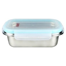 파이렉스 스테인리스 스틸 밀폐용기 650ml, 단품, 1개