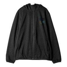 Montimon 男款 GHLM 印花線條連帽拉鍊外套