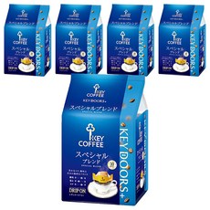 KEY COFFEE DRIP ON 特級濾掛咖啡隨身包, 8g, 10包, 5袋