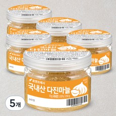 국내산 다진마늘, 250g, 5통