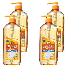 毛寶 潔淨強化洗碗精，200種植物的去味力, 1kg, 4瓶