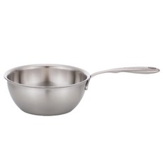 HANIL STAINLESS STEEL 高品質5層結構不鏽鋼炒鍋, 18cm, 1個